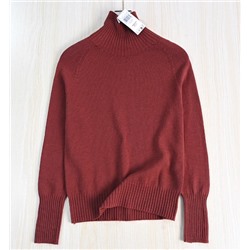 Повседневный трикотажный свитер с высоким воротником МАНГ*О