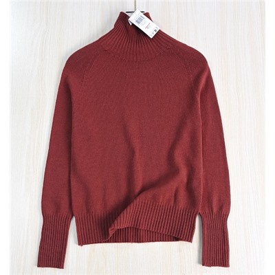 Повседневный трикотажный свитер с высоким воротником МАНГ*О