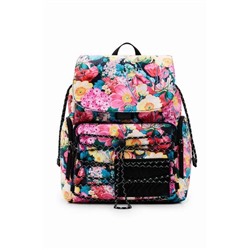 Mochila grande floral