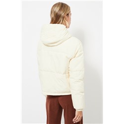 Anorak con capucha - Crudo