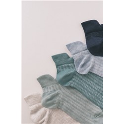 Pack 5 calcetines cortos azules