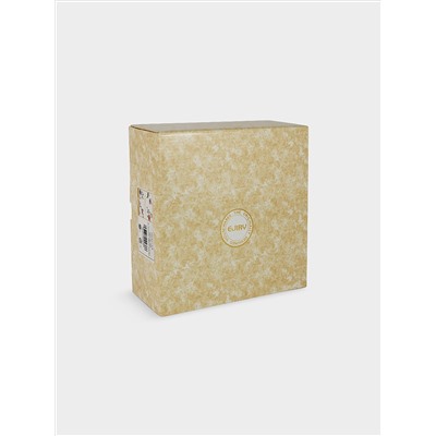 Кастрюля, 20 см, 2,6 л, с крышкой, с покрытием, сталь, молочная, Цветы, Provence