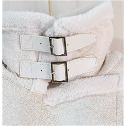 Женская куртка в мотоциклетном стиле, толстая, теплая, с подкладкой из искусственного меха.