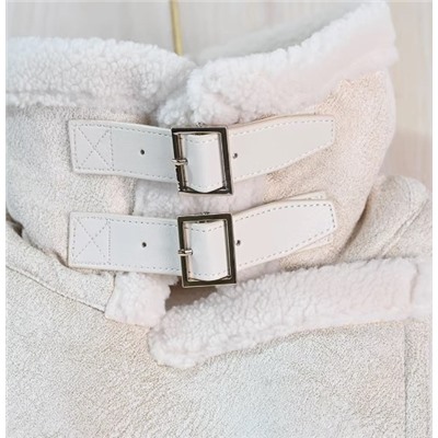 Женская куртка в мотоциклетном стиле, толстая, теплая, с подкладкой из искусственного меха.