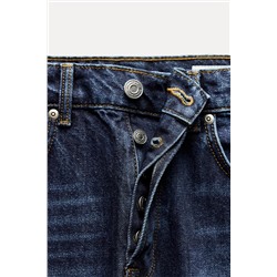 ZW COLLECTION STRAIGHT-LEG MID-RISE JEANS