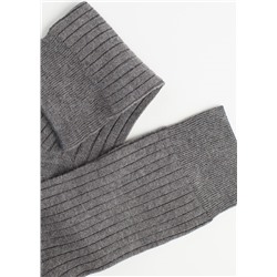 Kurze gerippte Herrensocken mit Cashmere