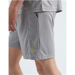 Reflective Print Sports Shorts, Men, Grey