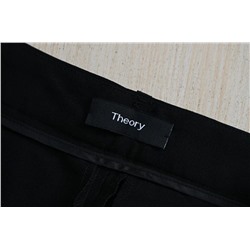 Летние тонкие слегка эластичные брюки с двойной загибкой и высокой талией Theor*y ОРИГИНАЛ!