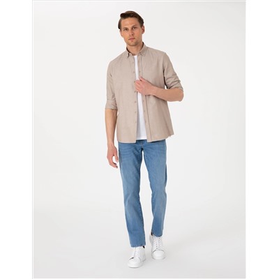 Vizon Oxford Slim Fit Kolay Ütülenebilir Gömlek