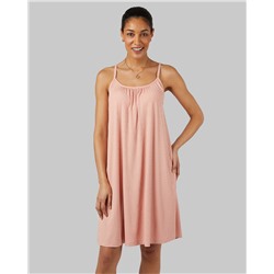WOMEN'S SOFT RIB FLOWY BRA DRESS