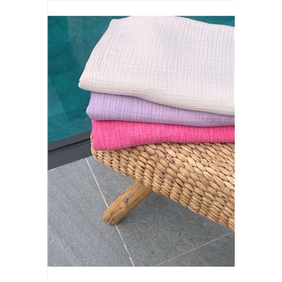 Mujo Home Collection Müslin Peştamal-banyo Havlusu-plaj Havlusu 90*200cm %100 Organik 4 Katlı Müslin