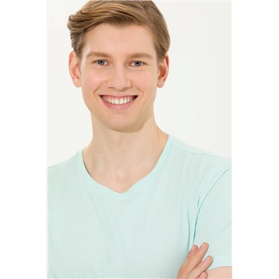 Erkek Nil Bisiklet Yaka Tişört