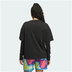 Women's basketball geothermal logo tee Adidas