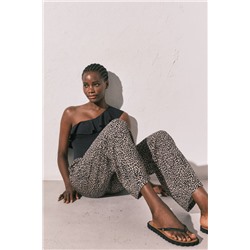 Pantalón fluido animal print