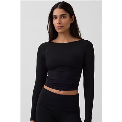 GapFit Smooth Boatneck T-Shirt