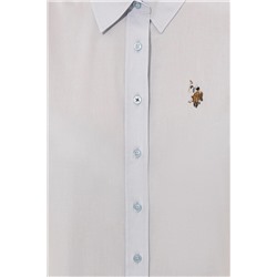 Kadın Açık Mavi Uzun Kollu Basic Gömlek