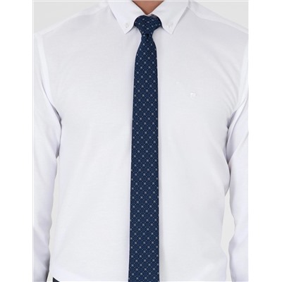 Beyaz Slim Fit Uzun Kollu Gömlek