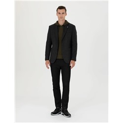 Antrasit Slim Fit Ceket