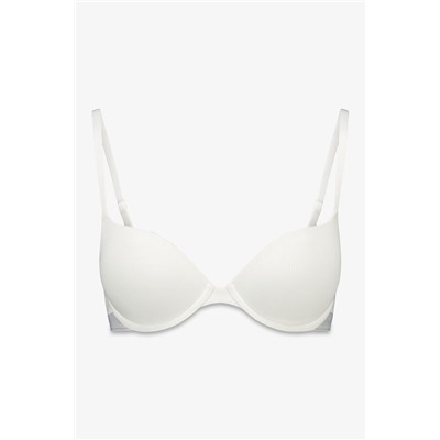 Sujetador push up GORGEOUS algodón blanco