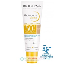 Bioderma Photoderm Crème - SPF50+ - Teinte Claire - Peaux Sensibles Sèches 40 ml