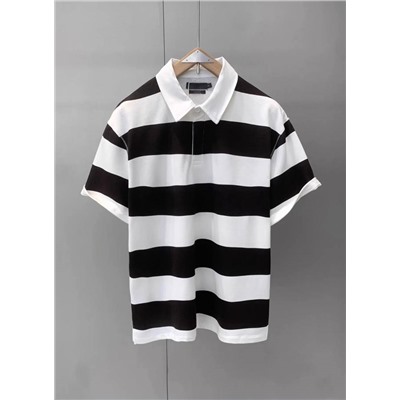 Мужское поло с белым рубашечным воротником  C*&*A  Экспорт