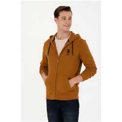 Erkek Coconut Kapüşonlu Örme Hırka