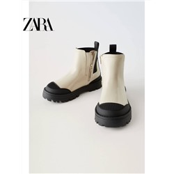 ZARA  😍 официальный сайт⚡️ лакированные  осенние ботинки для маленьких модниц со  скидкой  71🛍    ✅Цвет: на фото     ✅Материал: в описании указано что лакированные, на молнии и с резиновым носком, стелька из технического материала starfit