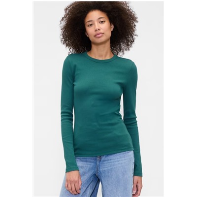 Essential Ribbed Crewneck T-Shirt