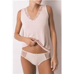 Braga clásica ancha algodón y plumeti rosa