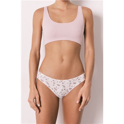 Pack 7 bragas clásicas algodón estampado Snoopy