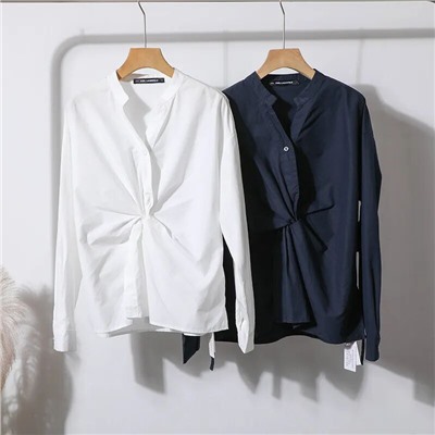 Рубашка женская из смесового хлопка и тенселя КАР*Л 😎