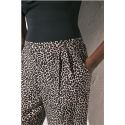Pantalón fluido animal print