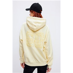 Sudadera con capucha Amarillo claro