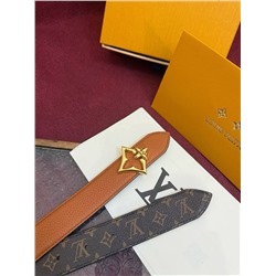 Женский двухсторонний ремень в трендовых расцветках   LOUI*S VUITTO*N