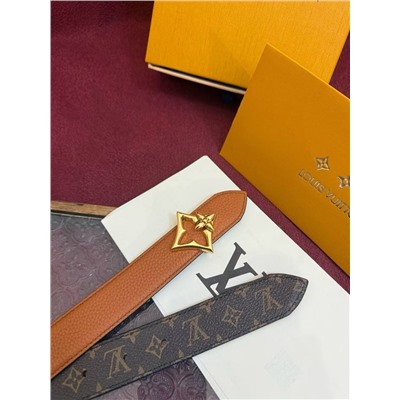 Женский двухсторонний ремень в трендовых расцветках   LOUI*S VUITTO*N