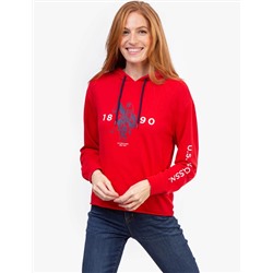 CROPPED 1890 LOGO HOODIE
