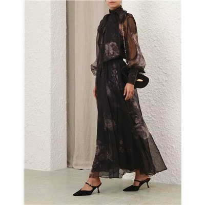 Шелковая юбка   ZIMMERMAN*N