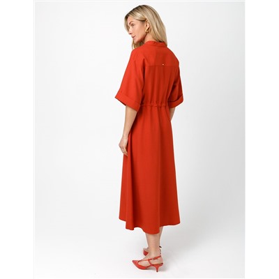 Платье-рубашка из плотного лиоцелла