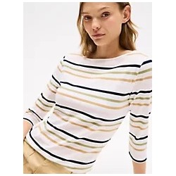 Stripe Boatneck T-Shirt