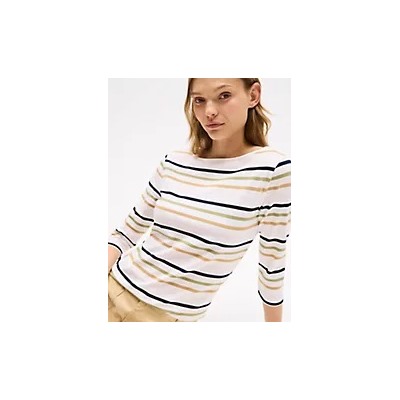 Stripe Boatneck T-Shirt