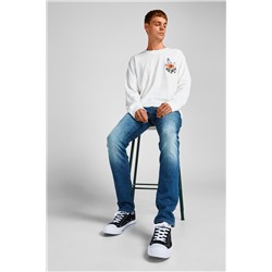 Vaquero slim fit de algodón orgánico Azul