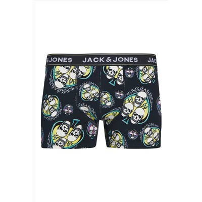 Jack & Jones Jack Jones Jactrıple Skull Trunks 5 Pack Erkek Lacivert Boxer 12251417-04