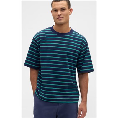 Vintage Soft Stripe Boxy T-Shirt