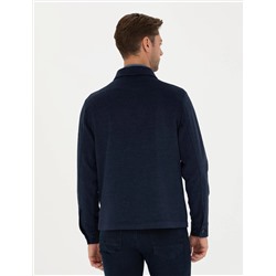 Lacivert Regular Fit Gömlek Ceket