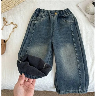 Детские джинсы с начесом