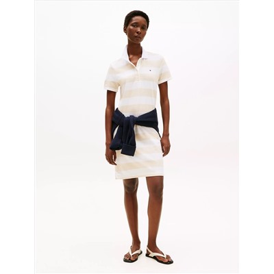 Rugby Stripe Polo Dress