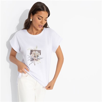 Футболка, Оттенок настроения (flowers)