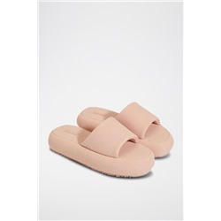 Sandalias con plataforma Rosa
