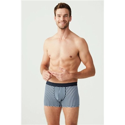 U.S. Polo Assn. U.S. Polo Assn. Erkek İndigo - Lacivert - İndigo 3 Lü Kutulu Boxer - Çoklu Renk - SELKR80O25C6Q