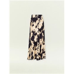 Юбка а-силуэта из вискозы, S1055/carn